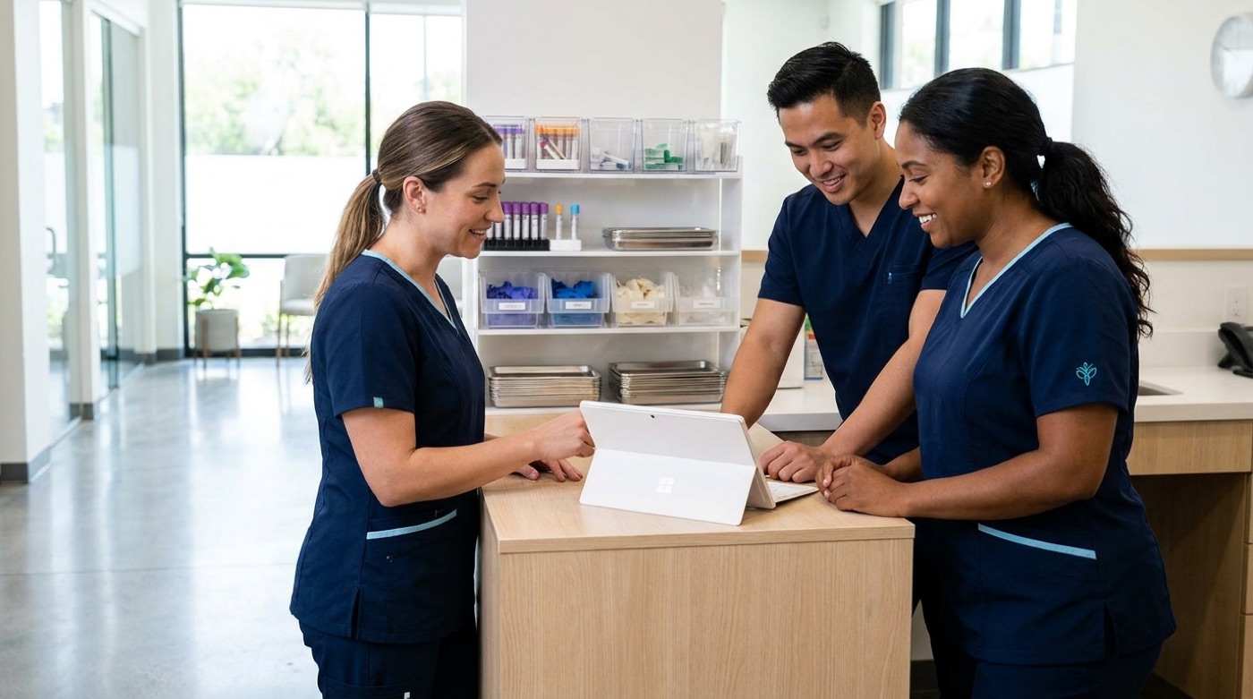 Scale to a Phlebotomy Team